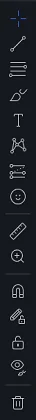 GrandSpike trading terminal left sidebar